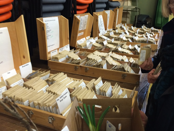 Picture of the vegetable seed stall